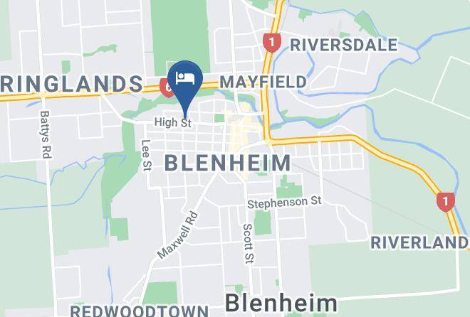 Blenheim - Raymar Motor Inn Maps