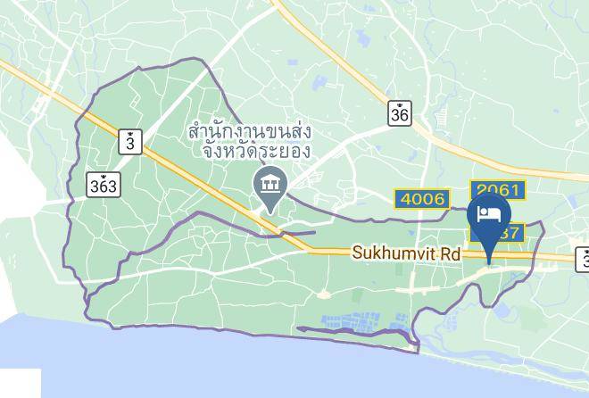 Rayong Lanna Hotel Map