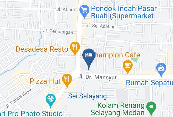 Kota Medan - Raz Hotel And Convention Maps
