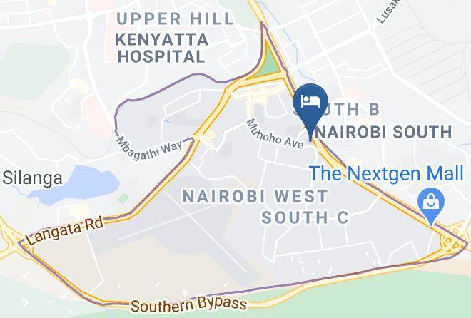 Nairobi - Razana Hotel Maps