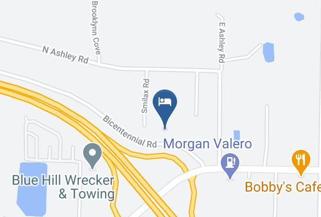 Pulaski - Razorback Inn & Suites North Little Rock Maumelle Maps