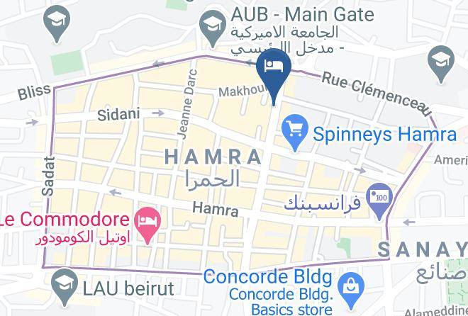 Beyrouth - Rb466 Hotel Maps