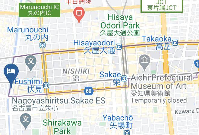 Nagoya City Naka Ward - R&bhotelnagoyaekimae Maps