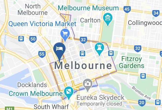 Melbourne - Readyset Apartments On King Maps