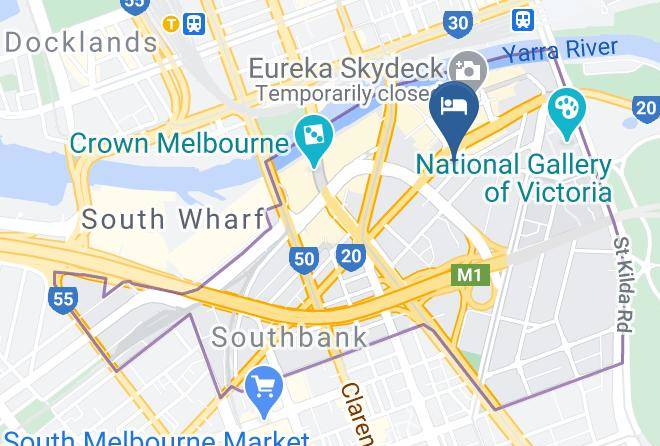 Melbourne - Readyset Southbank Boulevard Maps
