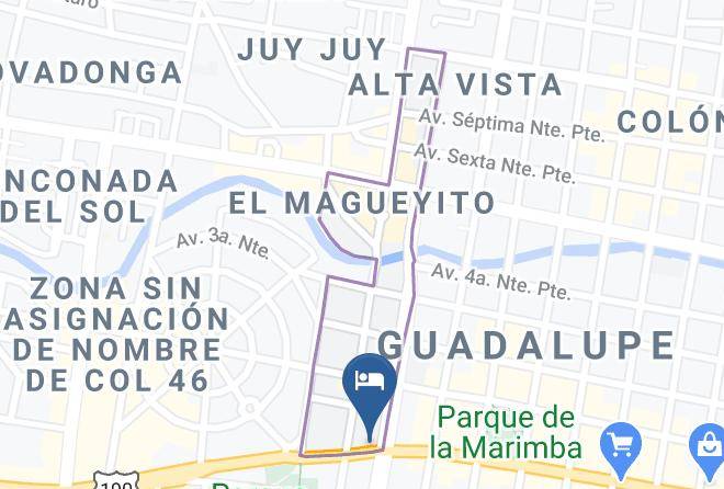 Tuxtla Gutierrez - Real Avenida Hotel Maps