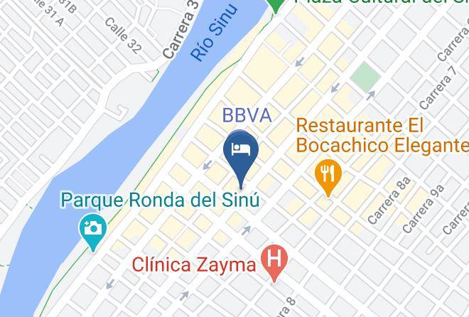 Monteria - Real Capital Hotel Maps