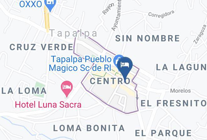 Tapalpa - Real Carretero Hotel Maps