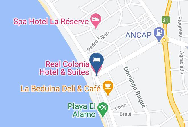 Colonia Del Sacramento - Real Colonia Hotel & Suites Maps