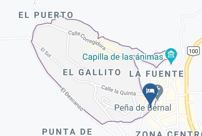 Ezequiel Montes Municipality - Real De La Pena Hotel Maps