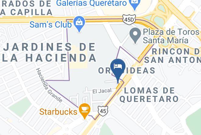 Santiago De Queretaro - Hotel Real De Minas Tradicional Maps