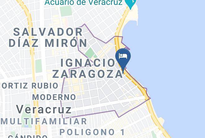 Veracruz Ignacio Zaragoza - Real Del Mar Maps