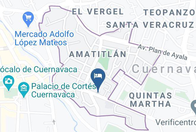 Cuernavaca - Hotel Real Del Sol Maps