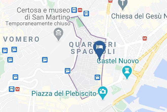 Naples - Real Giardinetto A Toledo Maps