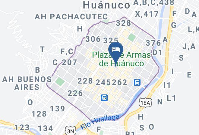 Huanuco - Real Hotel Huanuco Maps