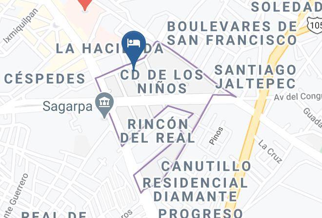 Pachuca De Soto - Real Hotel Maps
