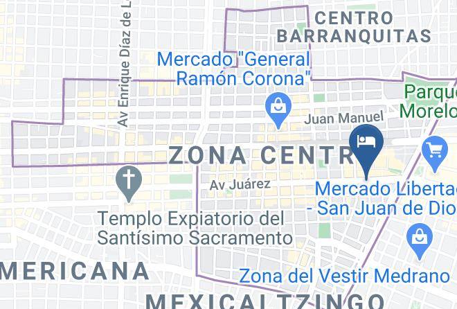 Guadalajara - Hotel Gamma Guadalajara Centro Historico Maps
