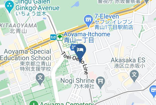 Minato Ward - Real Life Aoyama Maps