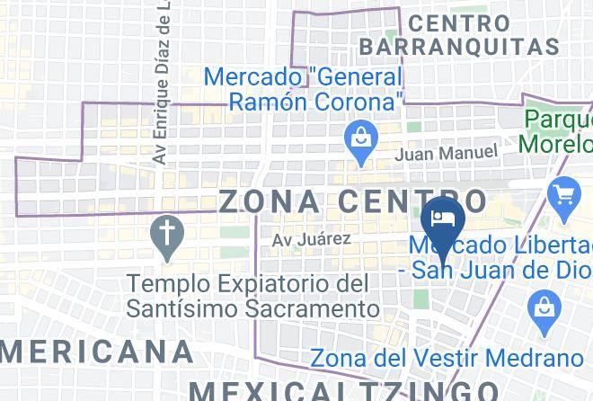Guadalajara - Real Maestranza Hotel Maps
