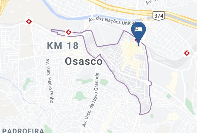Osasco - Real Park Hotel Osasco Maps