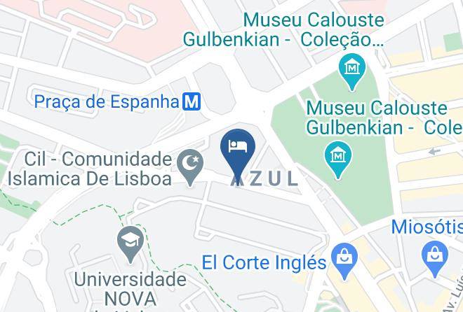 Lisbon - Real Residencia Apartamentos Turisticos Maps
