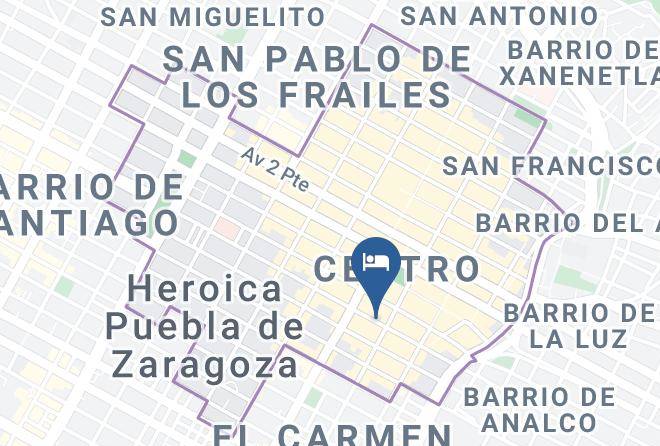 Heroica Puebla De Zaragoza Puebla - Real Santander Hotel Maps