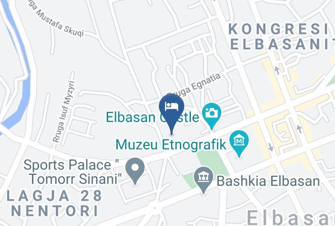 Elbasan - Real Scampis Hotel Maps