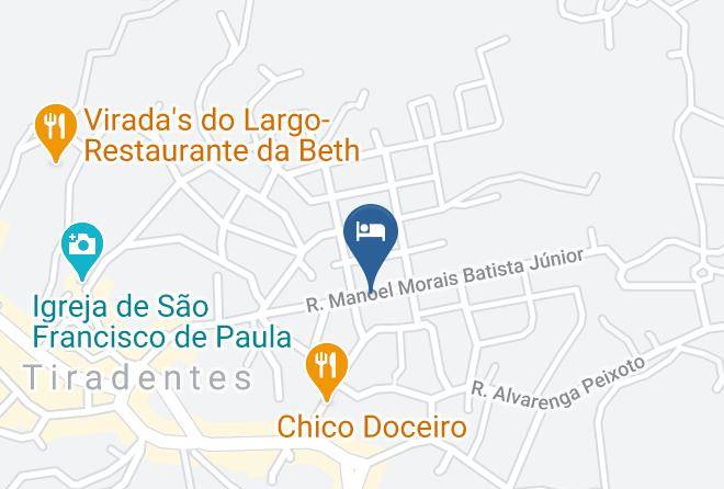 Tiradentes - Pousada Toro Real Maps