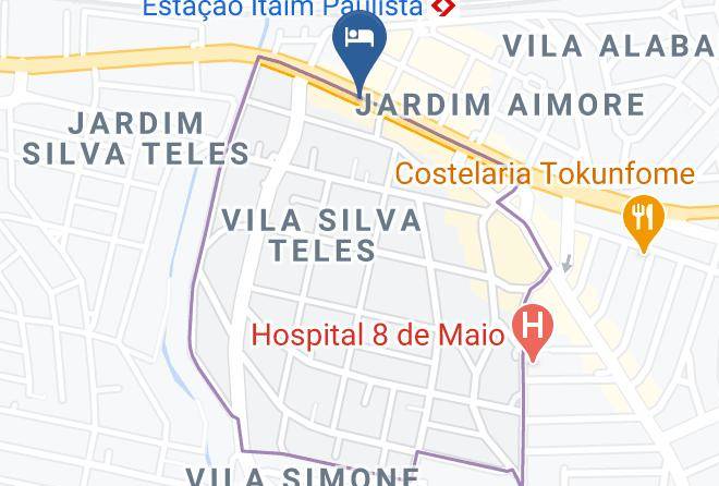 Sao Paulo Itaim Paulista - Realce Hotel Maps