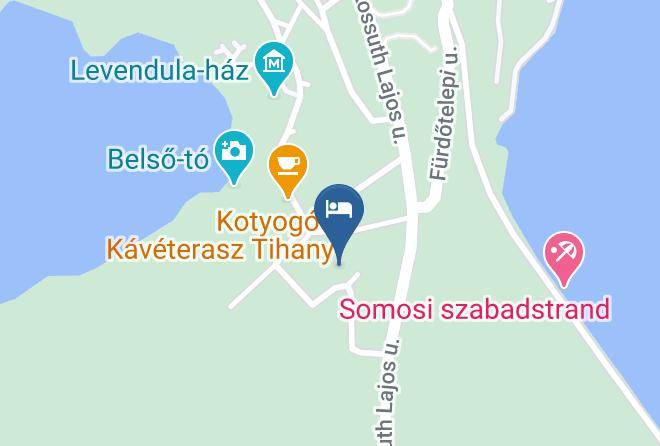 Tihany - Rebeka Panzio Maps