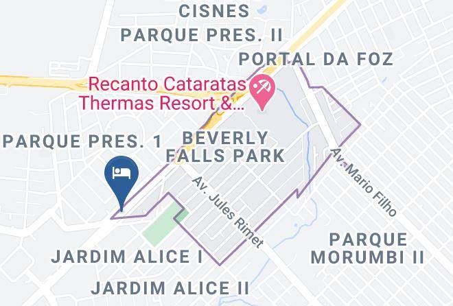 Foz Do Iguacu - Recanto Catarantas Maps