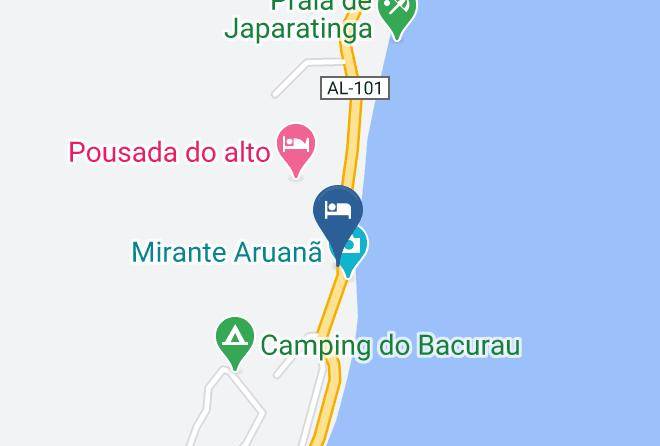 Japaratinga - Recanto Do Flor Maps
