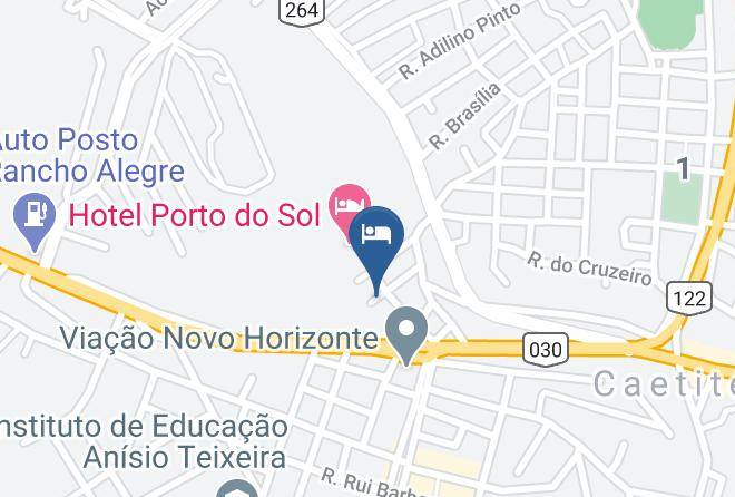 Caetite - Recanto Hotel Clube Maps