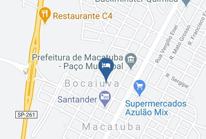 Macatuba - Recanto Hotel E Restaurante Maps