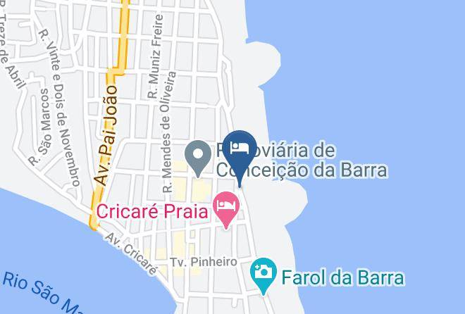 Conceicao Da Barra - Recanto Praia Hotel Maps