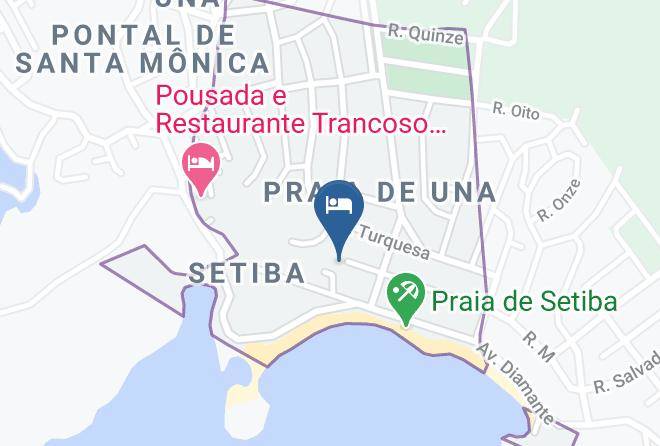 Guarapari - Pousada Recanto Setiba Maps