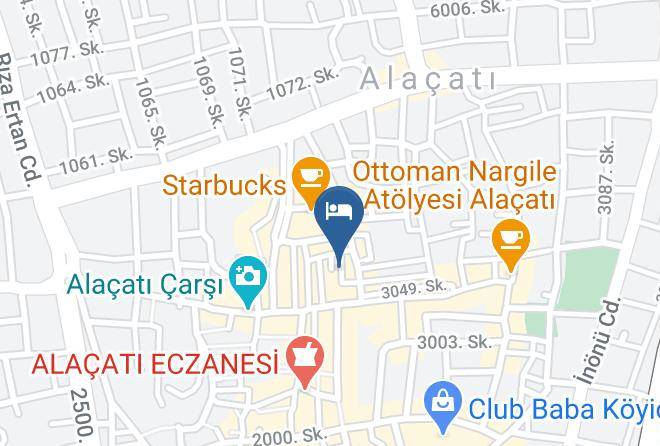 Cesme - Recel Hotel Maps