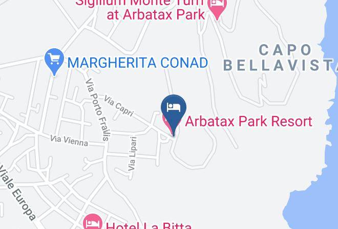 Nuoro - Reception Arbatax Park Resort Maps