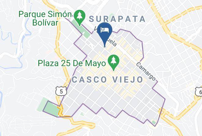 Oropeza - Recoleta Sur Maps