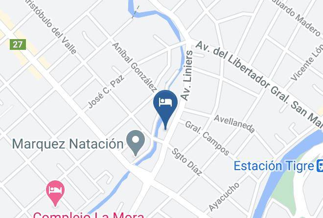 Tigre - Reconquista Hotel Maps