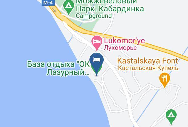 Gelendzhik - Recreation Centeroklazurnygelendzhikskabardinka Maps