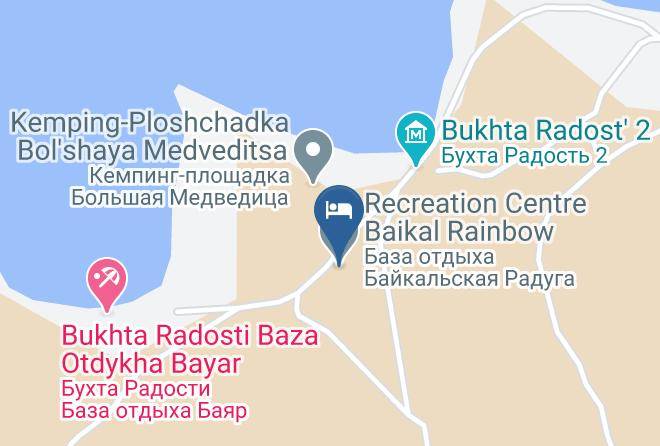 Olkhonsky District - Recreation Centre Baikal Rainbow Maps