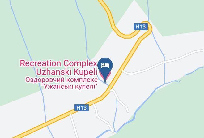 Velykyi Bereznyi Raion - Recreation Complex Uzhanski Kupeli Maps
