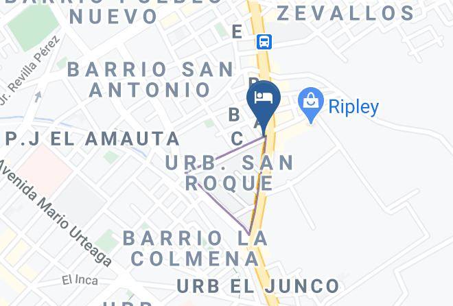 Cajamarca - Recreo Hotel Maps