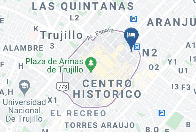 Trujillo - Recreo Hotel Maps