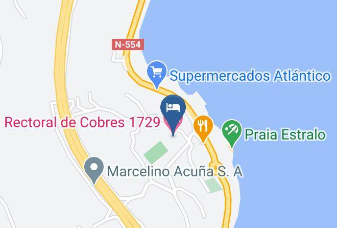 Pontevedra - Rectoral De Cobres 1729 Maps
