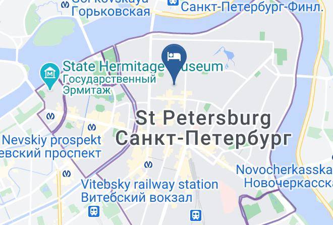 Saint Petersburg - Red Apple Hotel Maps