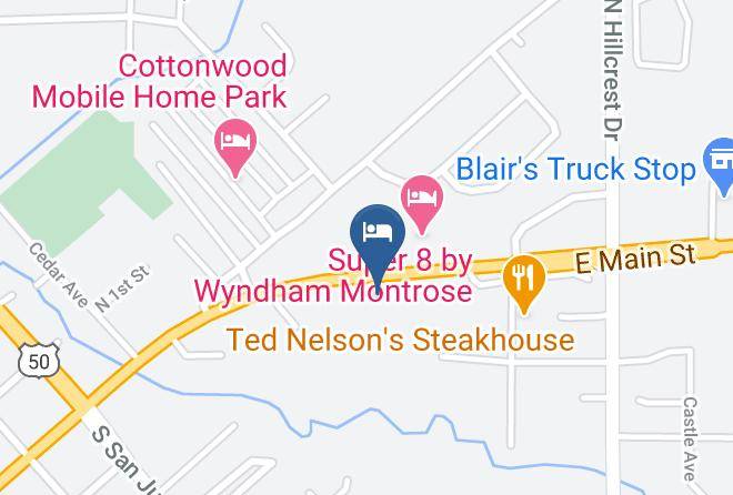 Montrose - Red Arrow Inn & Suites Pet Friendly Hotel Montrose Colorado Maps