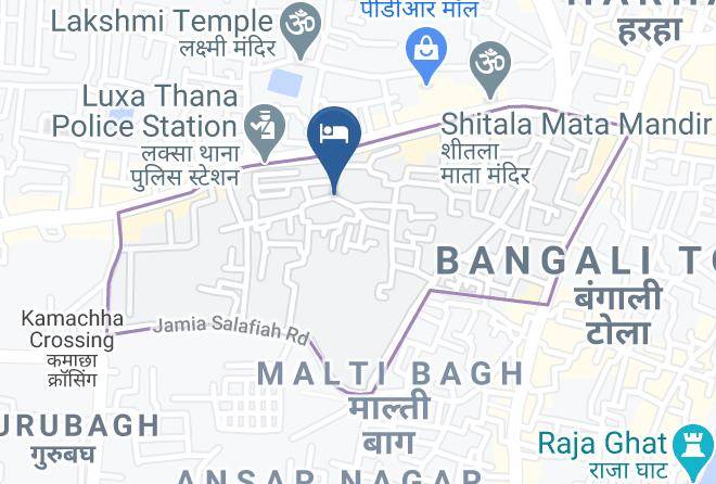 Varanasi - Red Banglow Maps