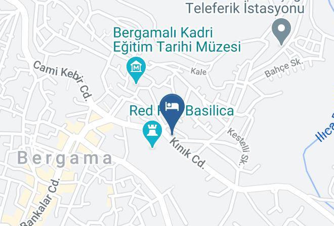 Bergama - Red Basilica Cafe Maps